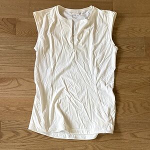 Athleta White Swim Coverup
